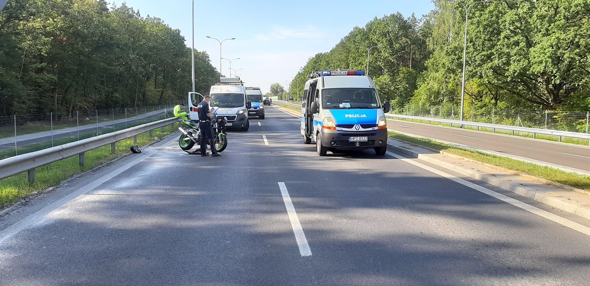 Policja poszukuje świadków śmiertelnego wypadku Zginął motocyklista