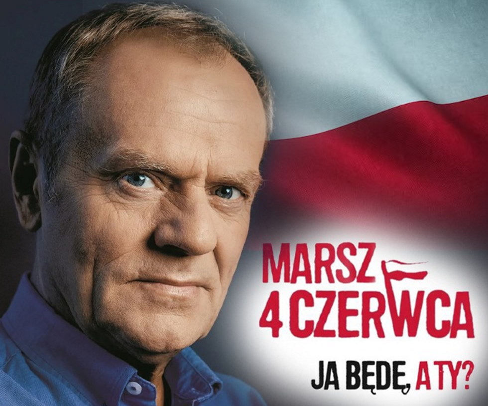 Wielki Marsz 4 Czerwca "W Samo Południe" W Warszawie. Trasa ...