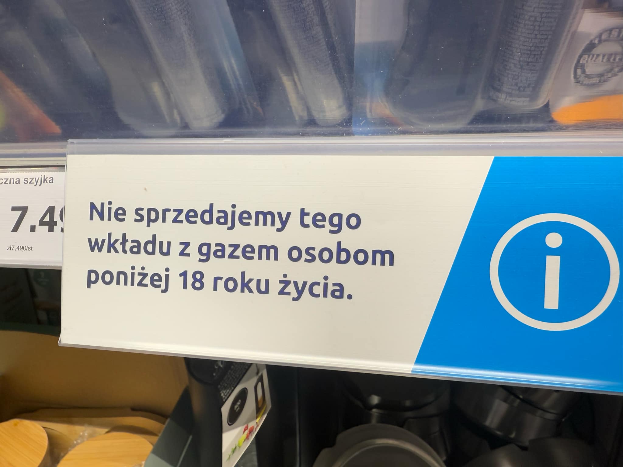 W Action pojawiły się tabliczki. Żeby to kupić musisz spełnić warunek