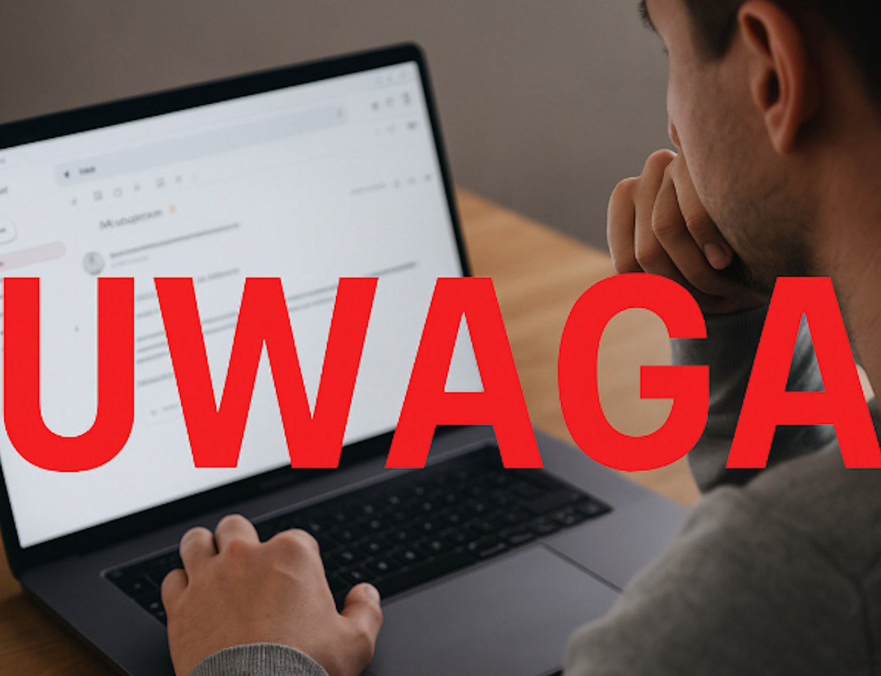 Uwaga na fałszywe e-maile podszywające się pod służby! Policja ostrzega przed nową falą cyberoszustw