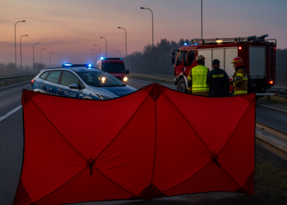 Tragedia w nocy. Nie żyje młoda kobieta. Jak doszło do wypadku?